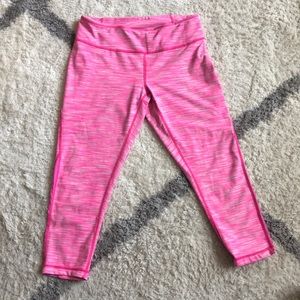 Pink athletic leggings
